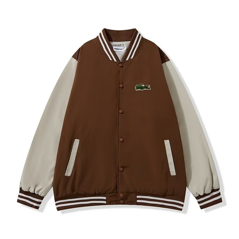 Lacoste Unisex Embroidered Badge Fleece Bomber · A2896 — תמונה 9