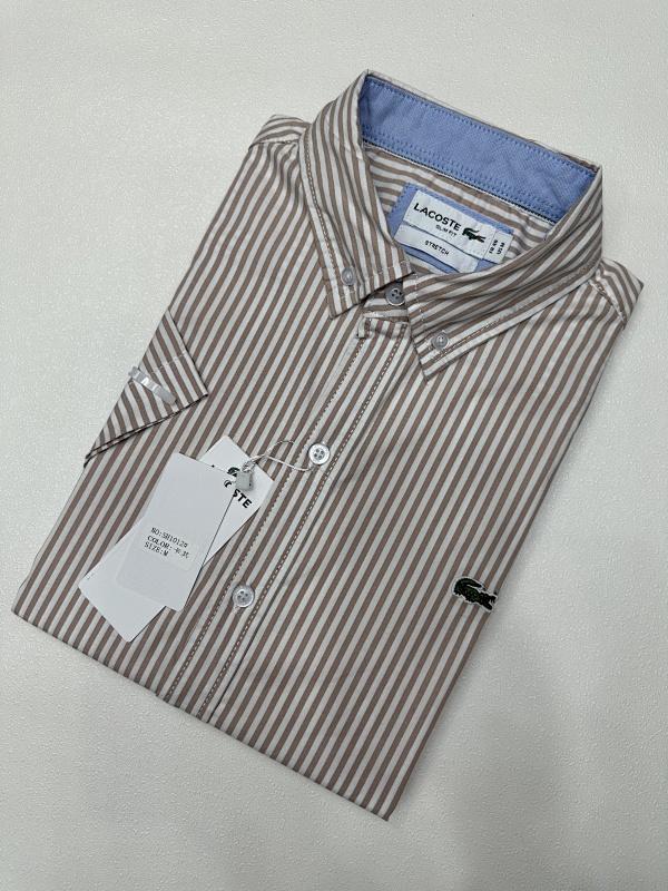 Lacoste Regular Fit Striped Pinpoint Shirt · A1882 — תמונה 11