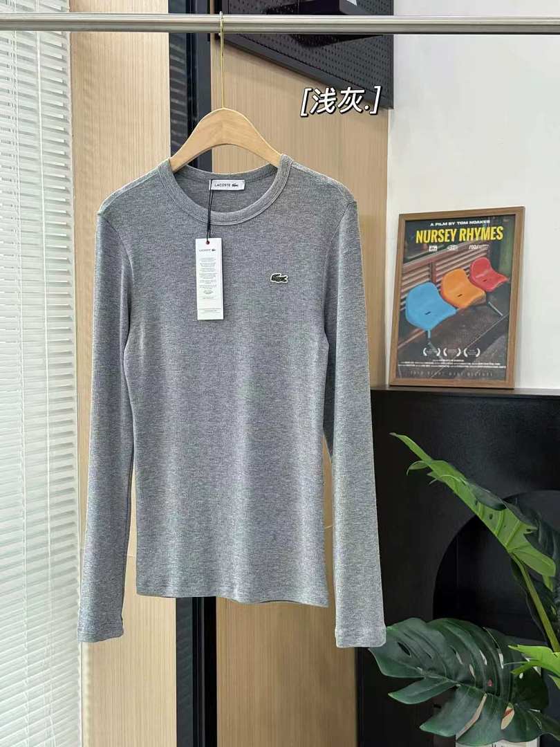 Lacoste Slim Fit Ribbed Cotton T-Shirt · A3366 — תמונה 22