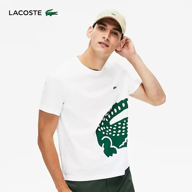 Lacoste Signature Print Cotton T-shirt · A2305 — תמונה 31