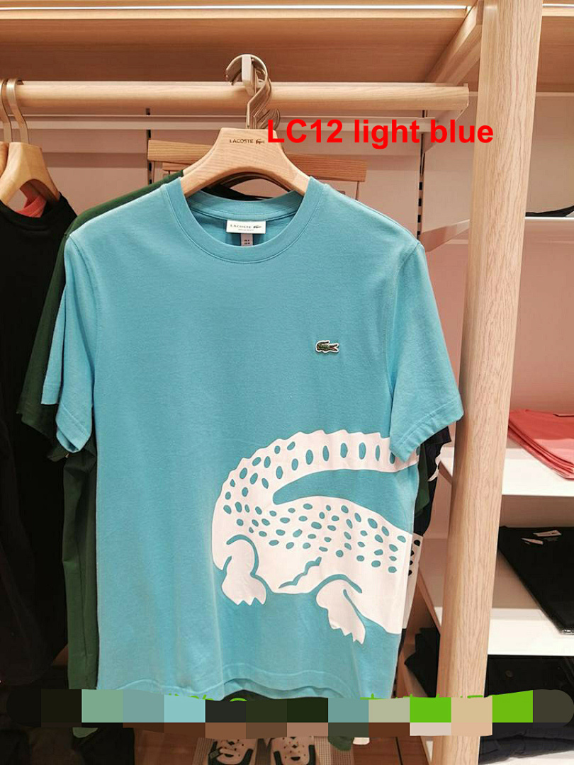 Lacoste Signature Print Cotton T-shirt · A2305 — תמונה 14