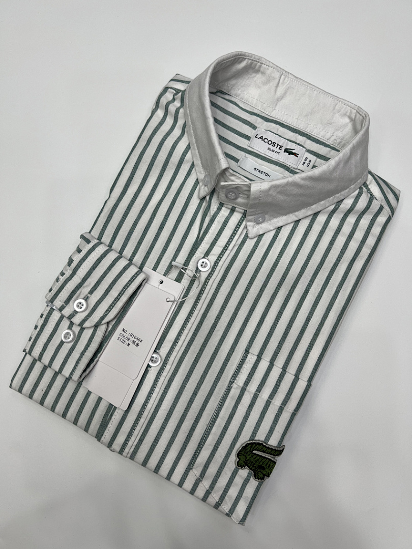 Lacoste Regular Fit Striped Oxford Shirt · A2310 — תמונה 22