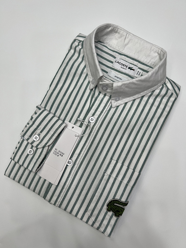 Lacoste Regular Fit Striped Oxford Shirt · A2310 — תמונה 23
