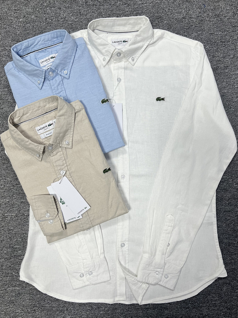 Lacoste Regular Fit Linen Shirt · A2922 — תמונה 18