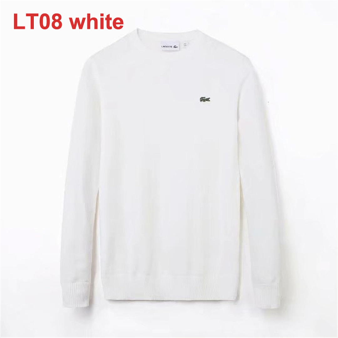 Lacoste Crew Neck Cotton Sweater · A241 — תמונה 15