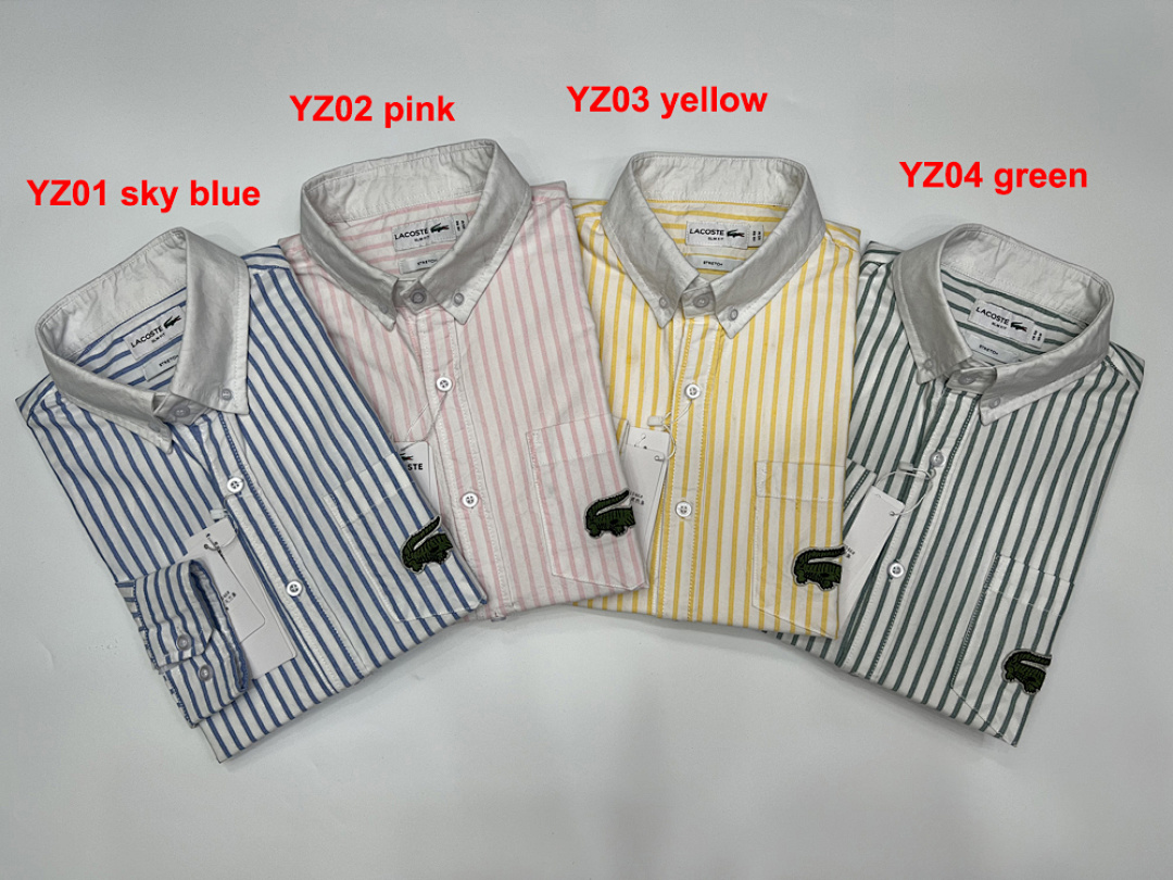 Lacoste Regular Fit Striped Oxford Shirt · A2310 — תמונה 3