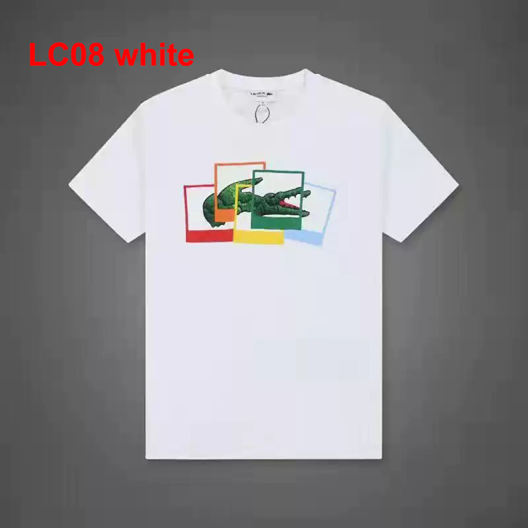 Lacoste Signature Print Cotton T-shirt · A2305 — תמונה 18