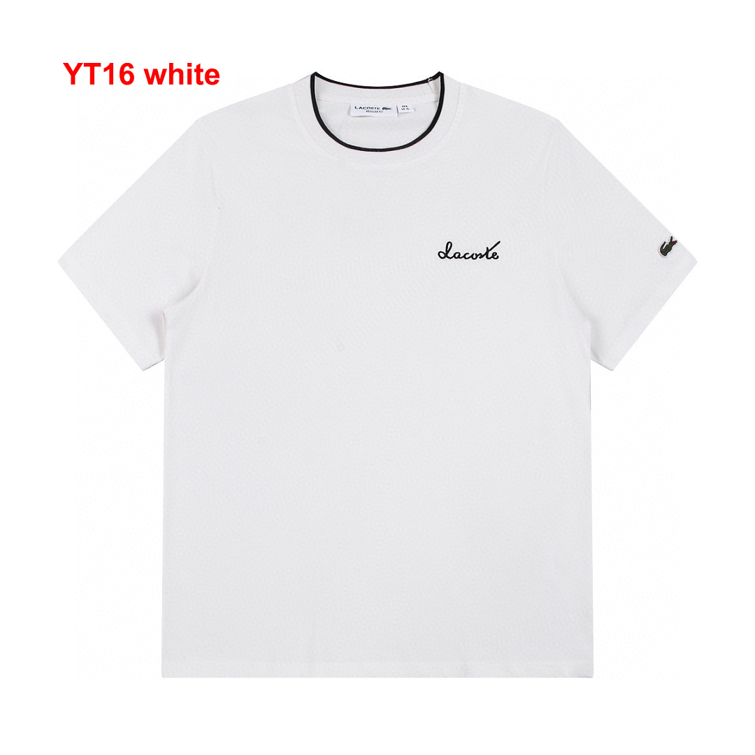 Lacoste Stripe Neck T-Shirt · A3050 — תמונה 12