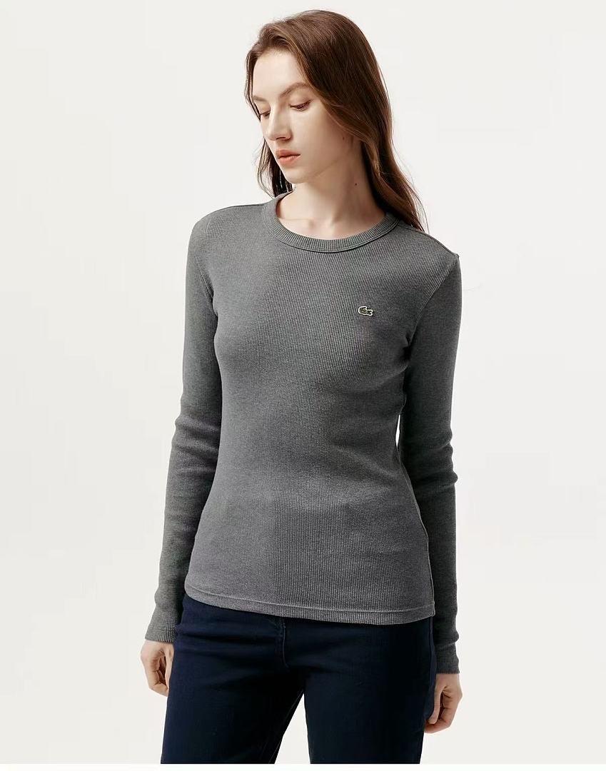 Lacoste Slim Fit Ribbed Cotton T-Shirt · A3366 — תמונה 2