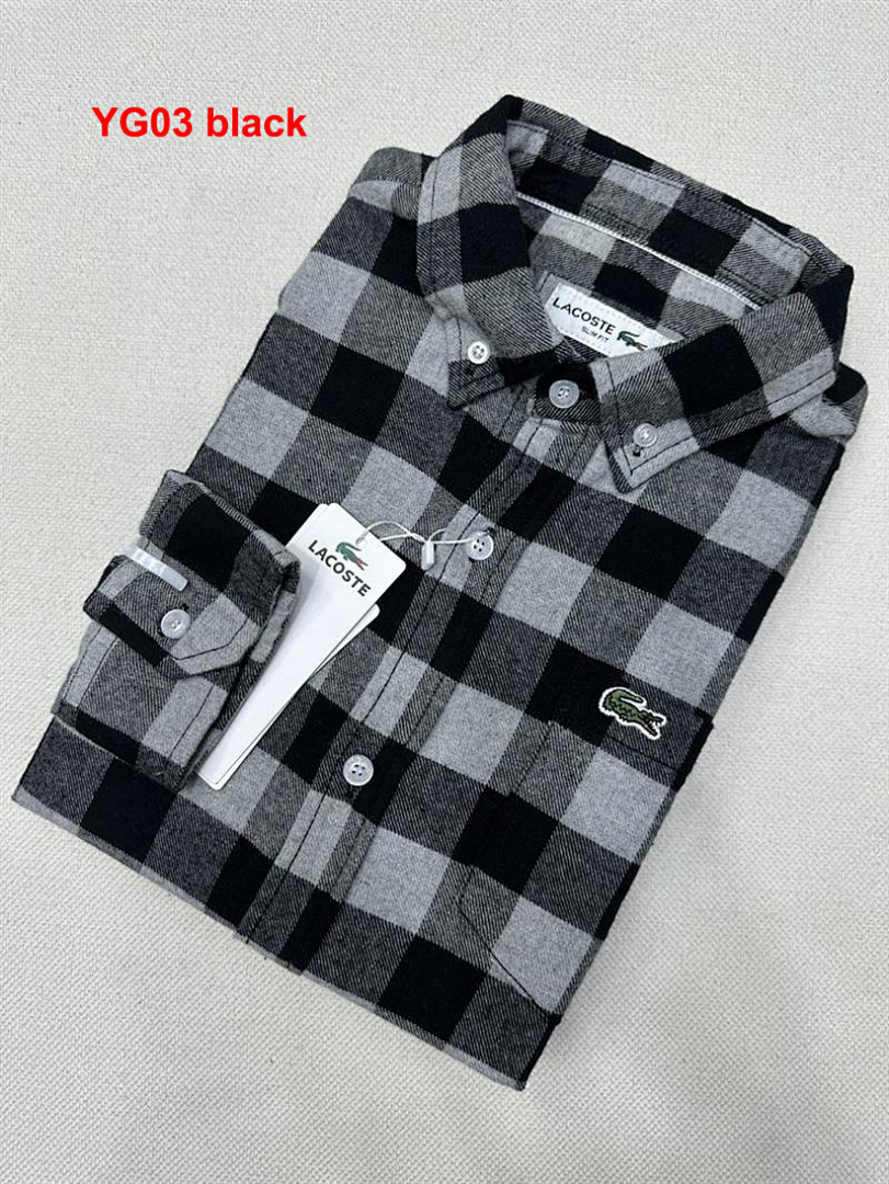 Lacoste Regular Fit Plaid Flannel Shirt · A2860 — תמונה 2