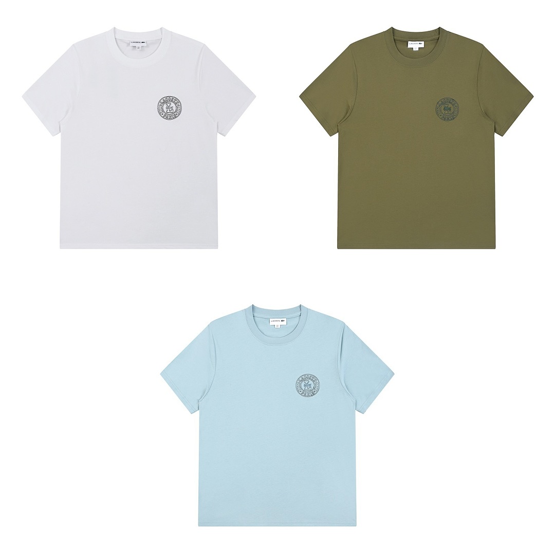 Lacoste Stripe Neck T-Shirt · A3050 — תמונה 68