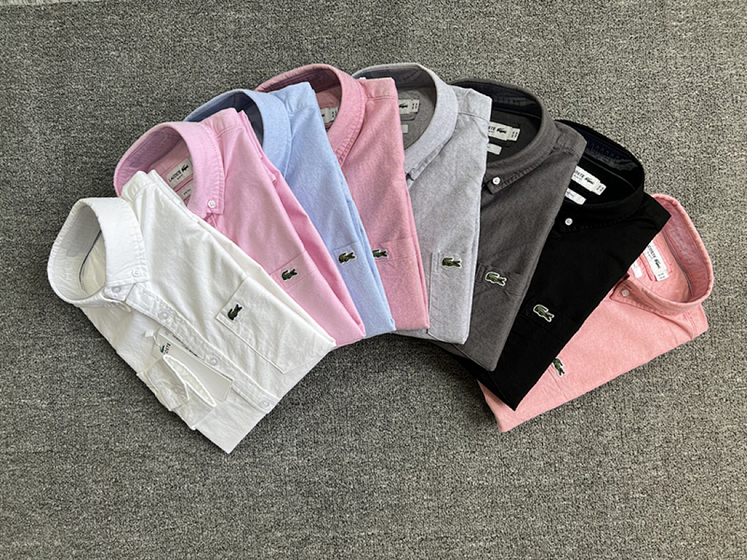 Lacoste Men's Regular Fit Oxford Shirt · A492 — תמונה 20