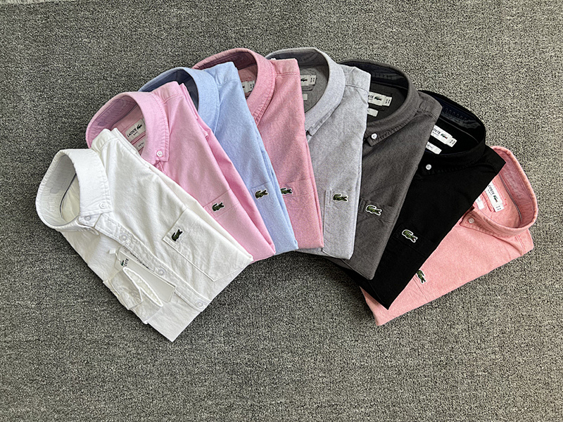 Lacoste Men's Regular Fit Oxford Shirt · A492 — תמונה 21