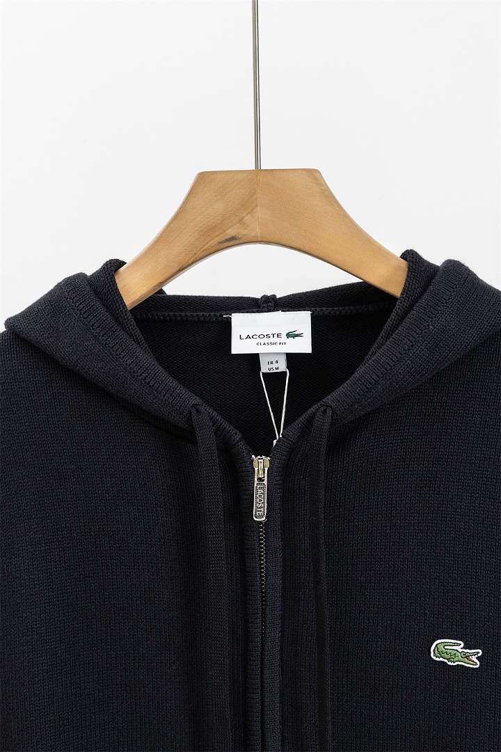 Lacoste Zip-Up Piqué Hoodie · A3473 — תמונה 14