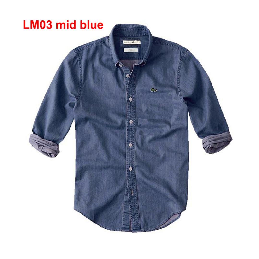 Lacoste Regular Fit Lightweight Denim Shirt · A523 — תמונה 4