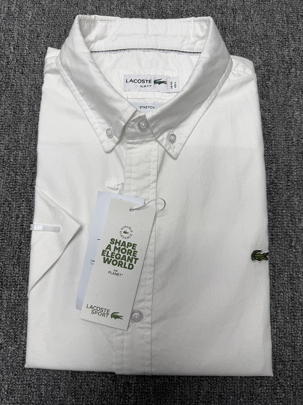 Lacoste Regular Fit Short-Sleeved Oxford Shirt · A1507 — תמונה 22