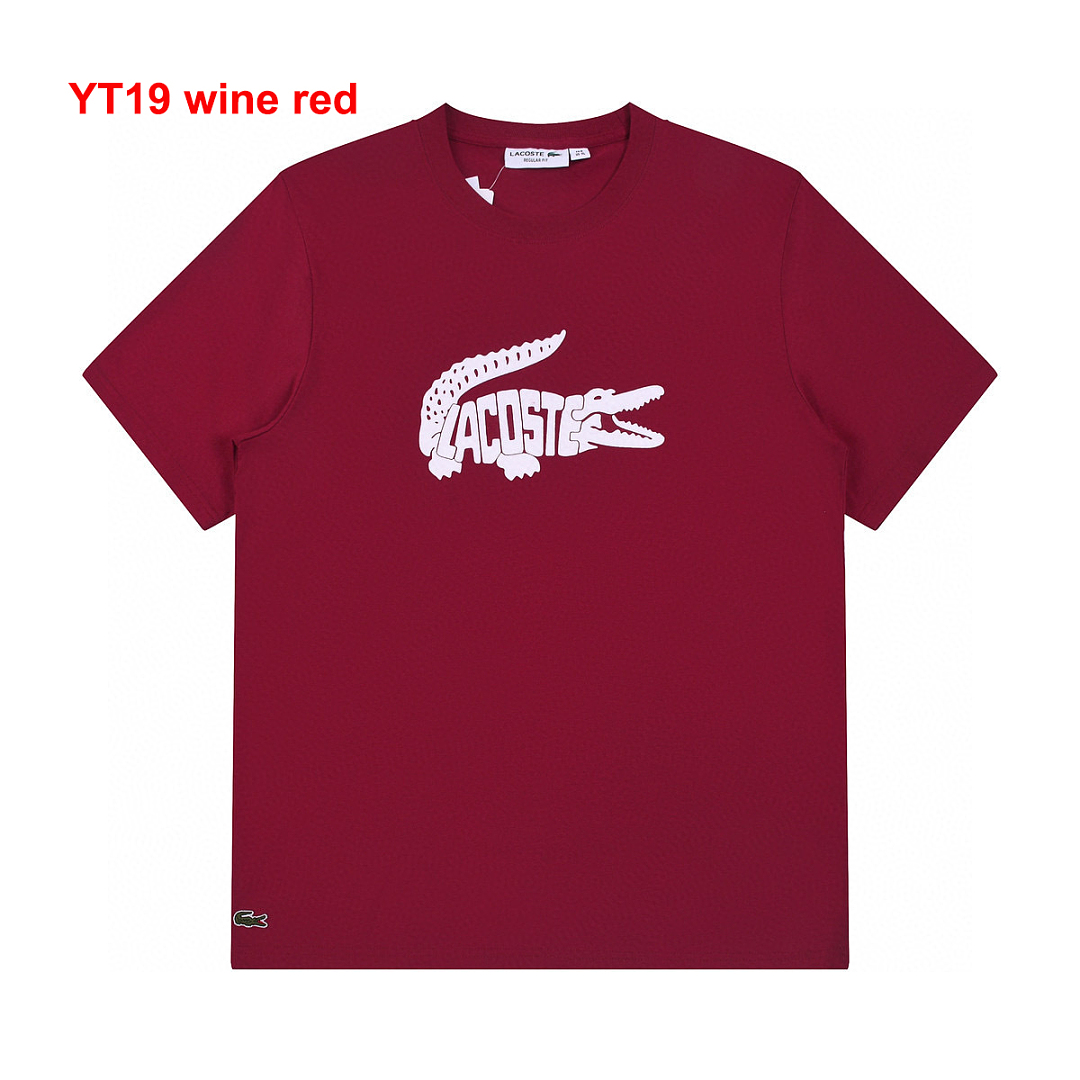 Lacoste Stripe Neck T-Shirt · A3050 — תמונה 9