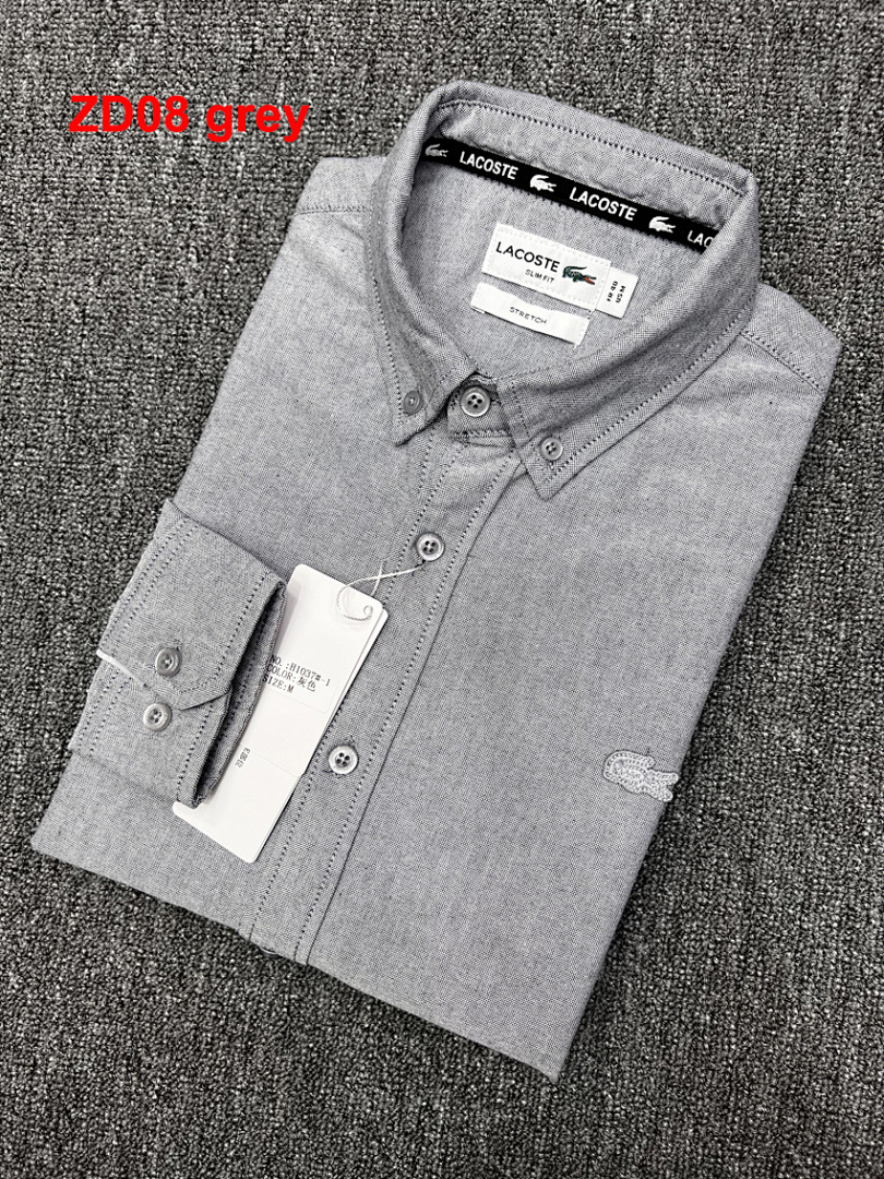Lacoste Regular Fit Oxford Cotton Shirt · A2204 — תמונה 5