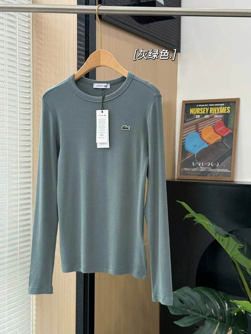 Lacoste Slim Fit Ribbed Cotton T-Shirt · A3366 — תמונה 21