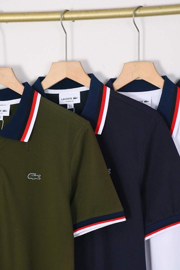 Lacoste Regular Fit Contrast Collar Polo · A2983 — תמונה 87