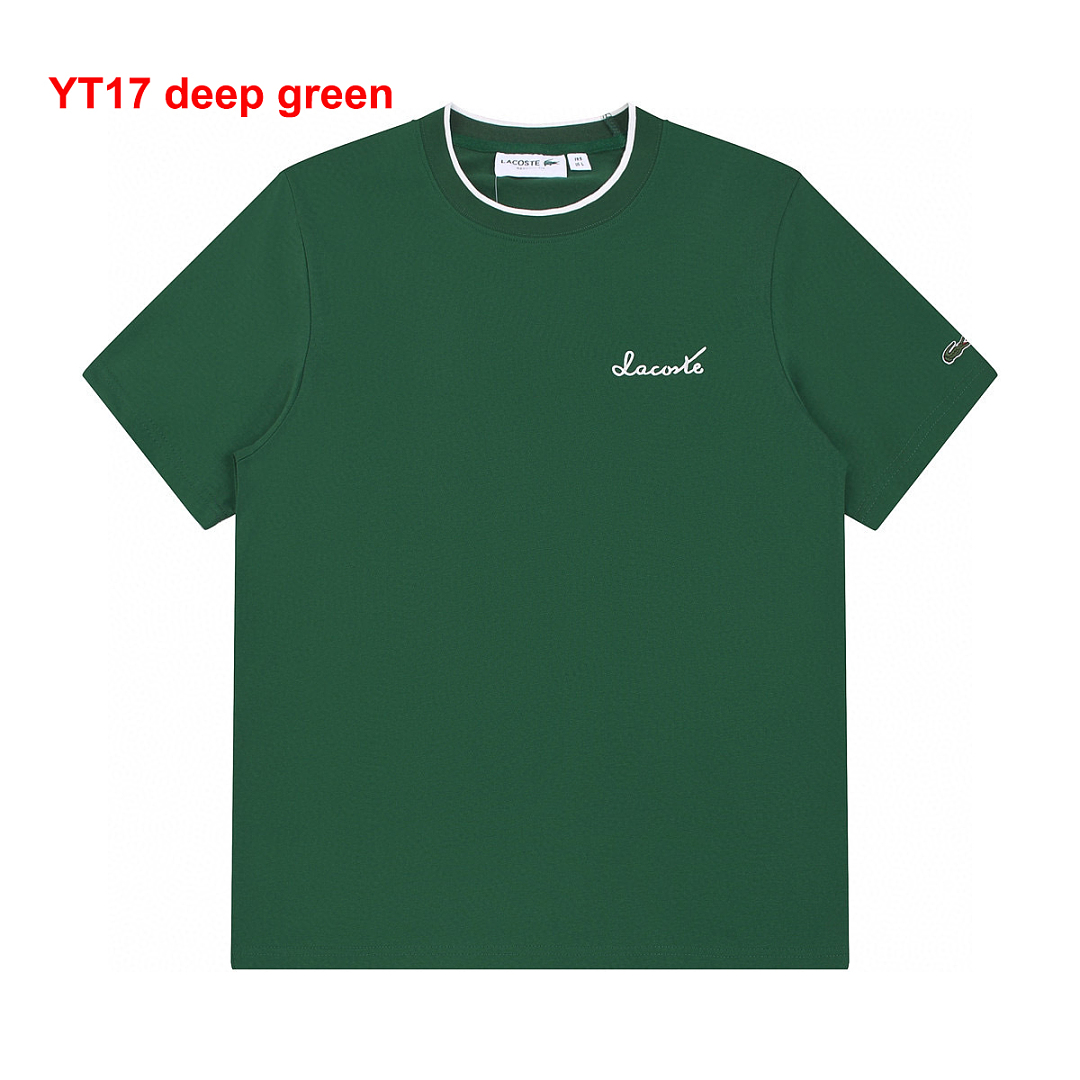 Lacoste Stripe Neck T-Shirt · A3050 — תמונה 11