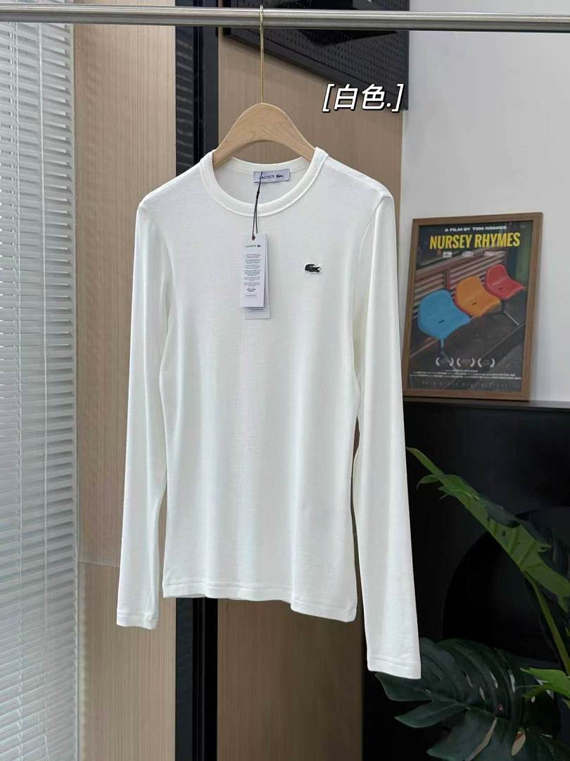 Lacoste Slim Fit Ribbed Cotton T-Shirt · A3366 — תמונה 20