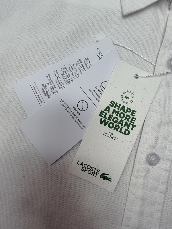 Lacoste Regular Fit Short Sleeve Oxford · A3150 — תמונה 13