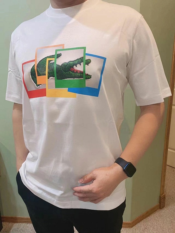 Lacoste Signature Print Cotton T-shirt · A2305 — תמונה 49