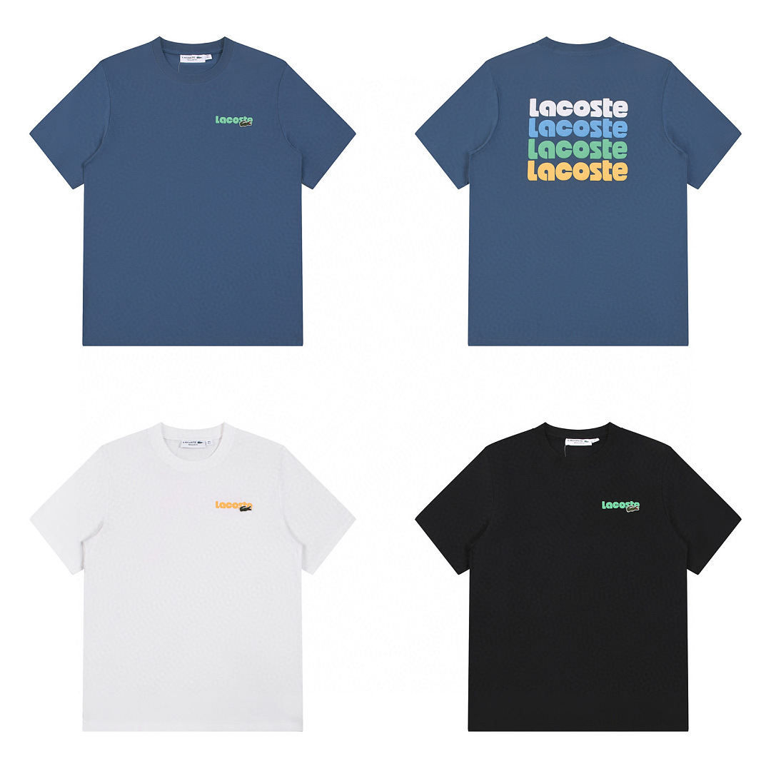 Lacoste Stripe Neck T-Shirt · A3050 — תמונה 63
