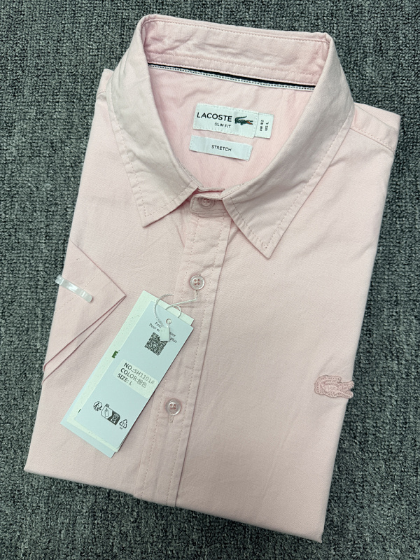 Lacoste Regular Fit Short Sleeve Oxford · A3150 — תמונה 23