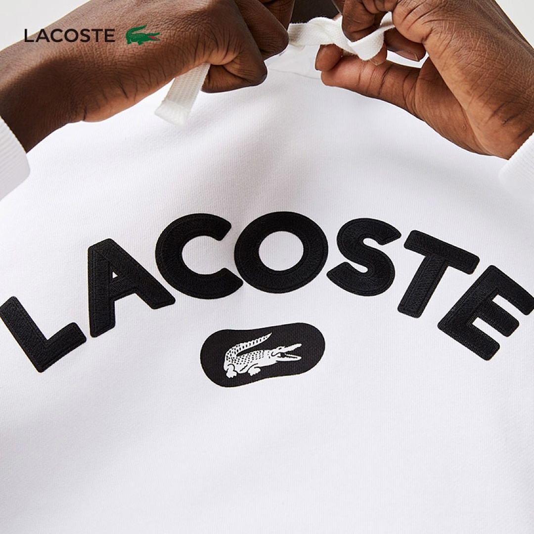Lacoste Signature Print Cotton T-shirt · A2305 — תמונה 26