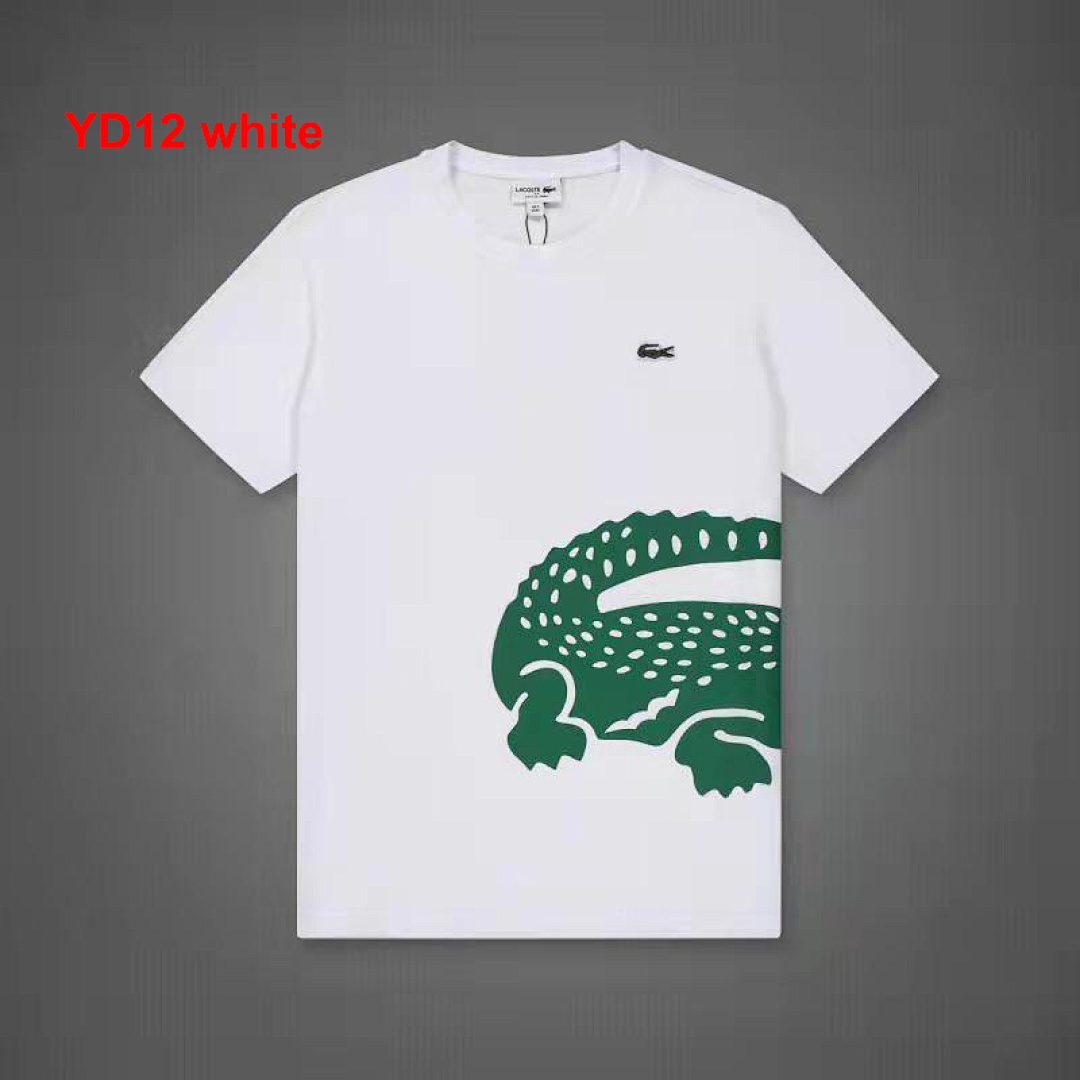 Lacoste Crew Neck Crocodile Print Cotton · A1193 — תמונה 4