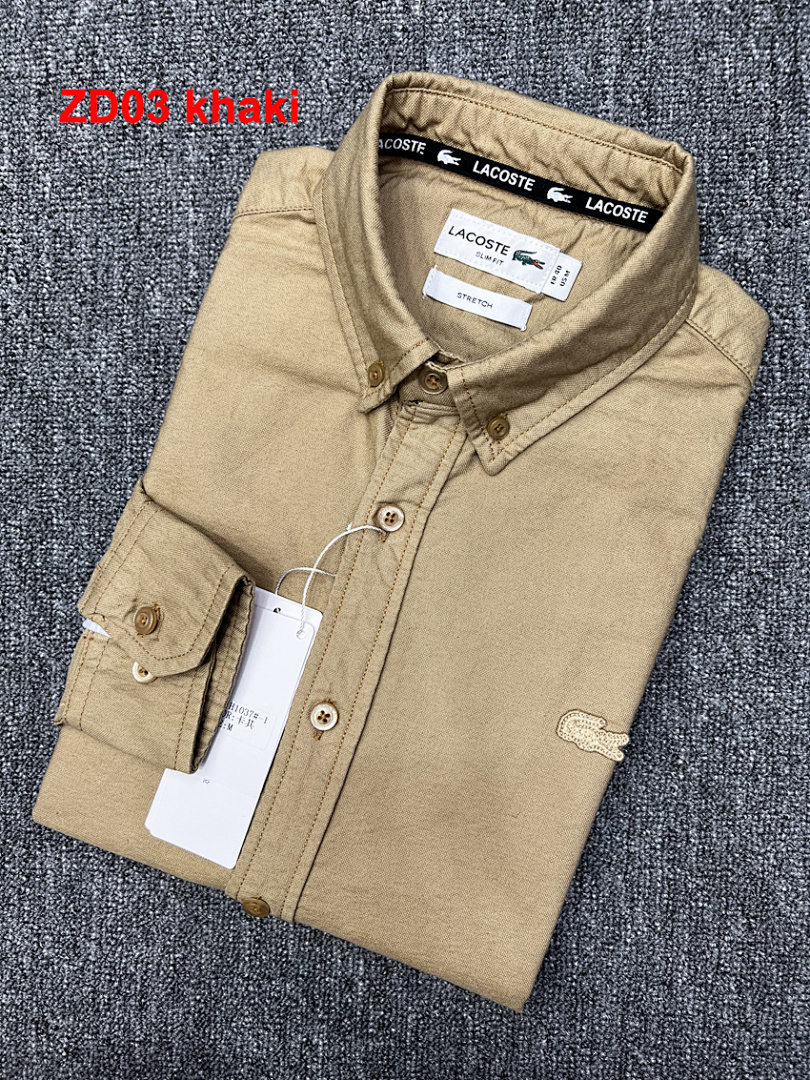 Lacoste Regular Fit Oxford Cotton Shirt · A2204 — תמונה 7