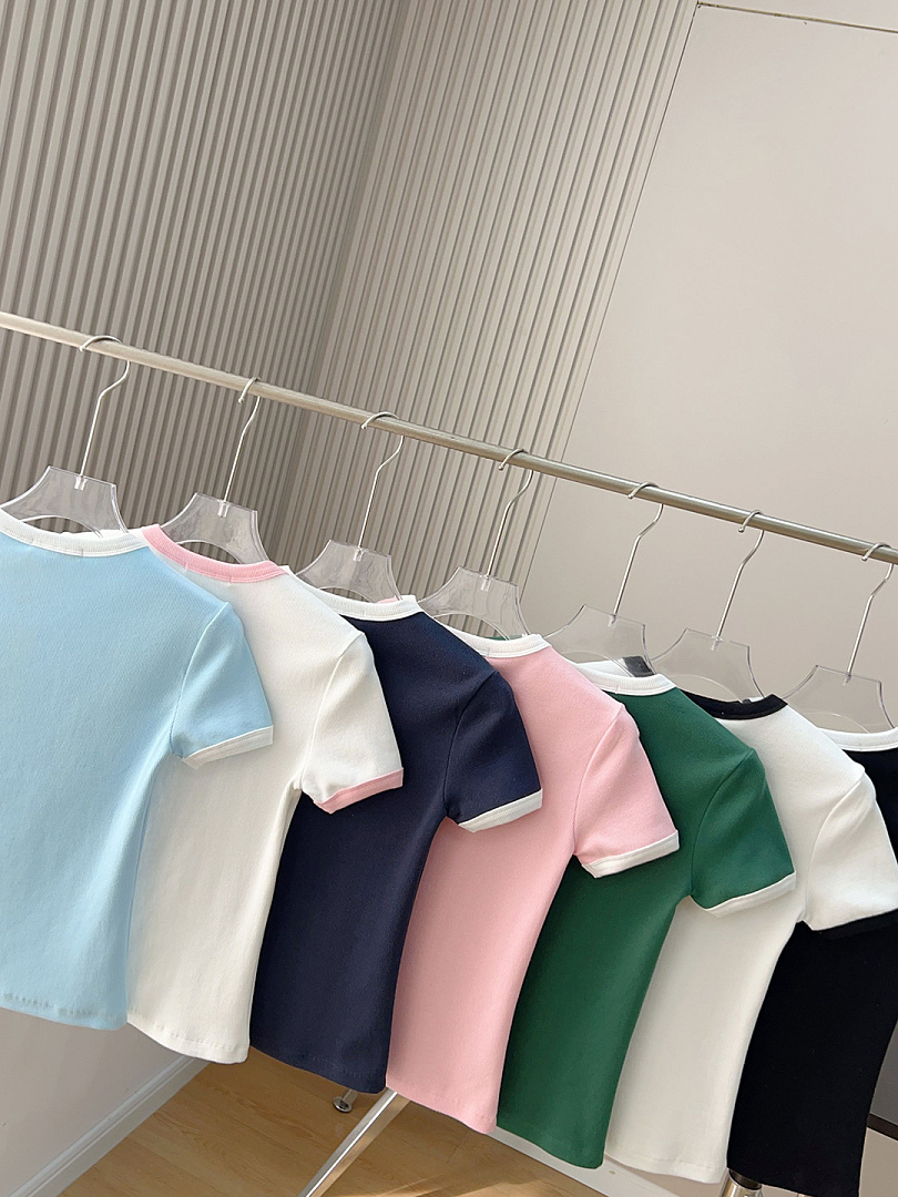 Lacoste Contrast Trim Jersey T-Shirt · A3120 — תמונה 10