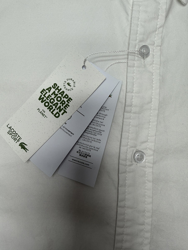 Lacoste Regular Fit Short-Sleeved Oxford Shirt · A1507 — תמונה 14