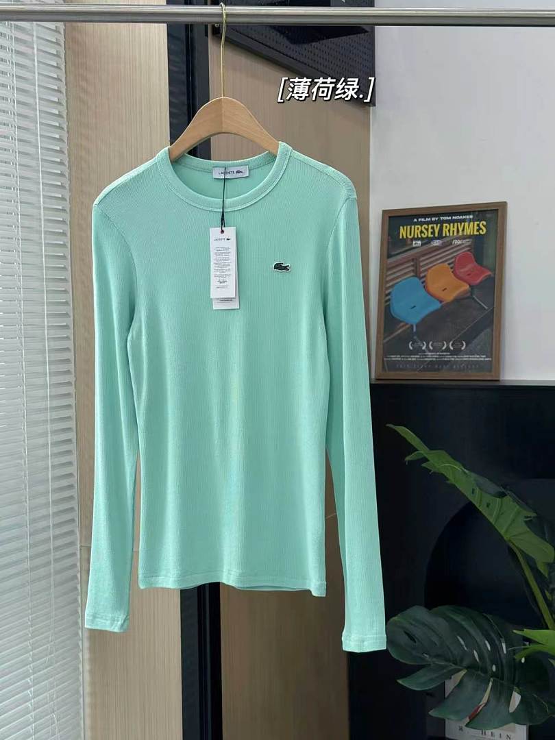 Lacoste Slim Fit Ribbed Cotton T-Shirt · A3366 — תמונה 17