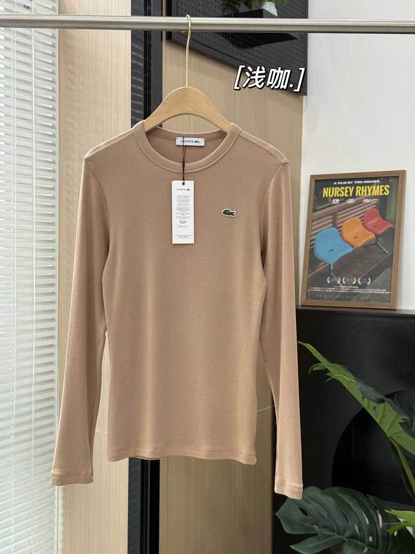 Lacoste Slim Fit Ribbed Cotton T-Shirt · A3366 — תמונה 16