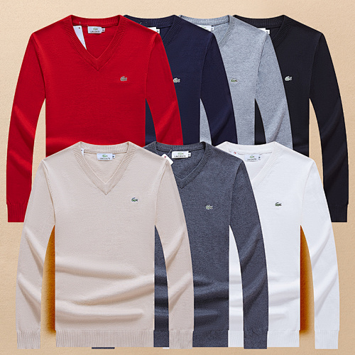 Lacoste Men's Cotton V-Neck Sweater · A532