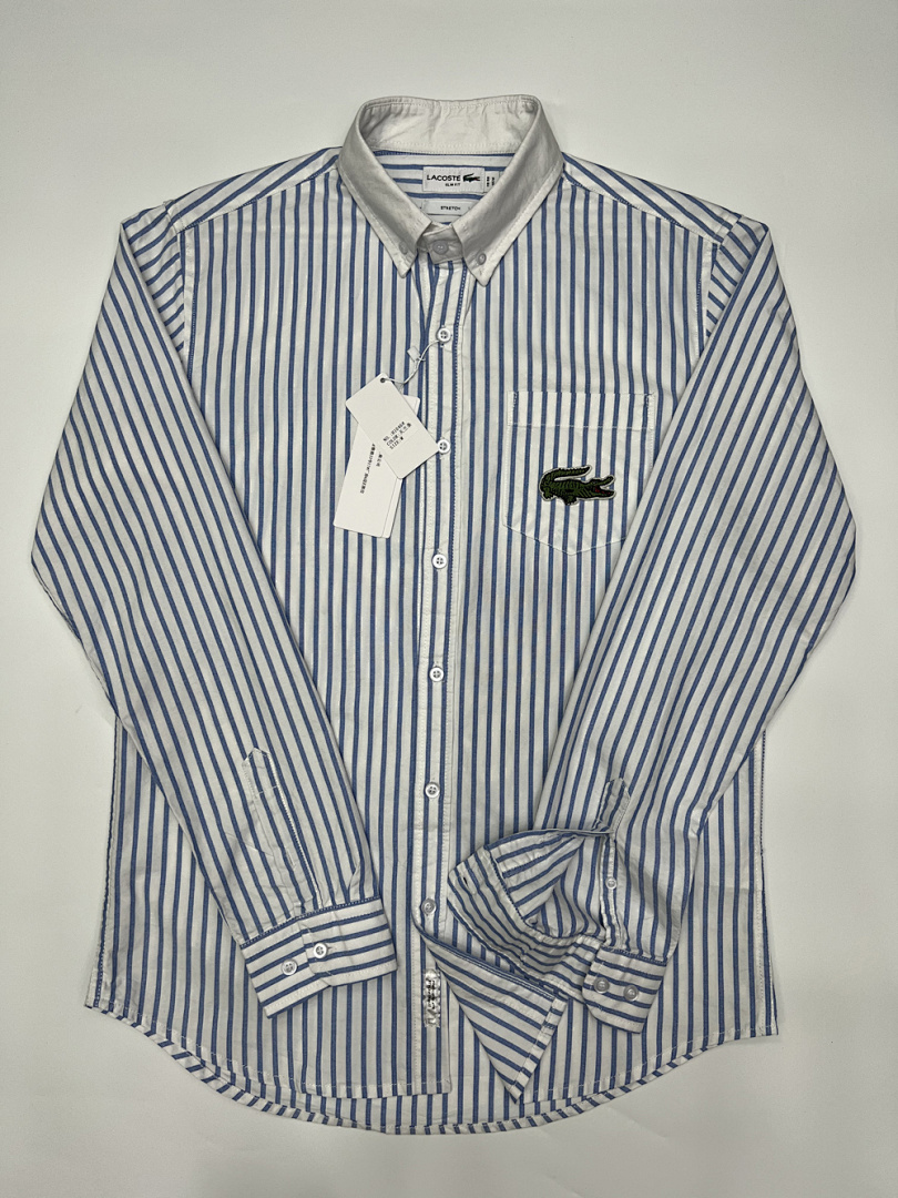 Lacoste Regular Fit Striped Oxford Shirt · A2310 — תמונה 18