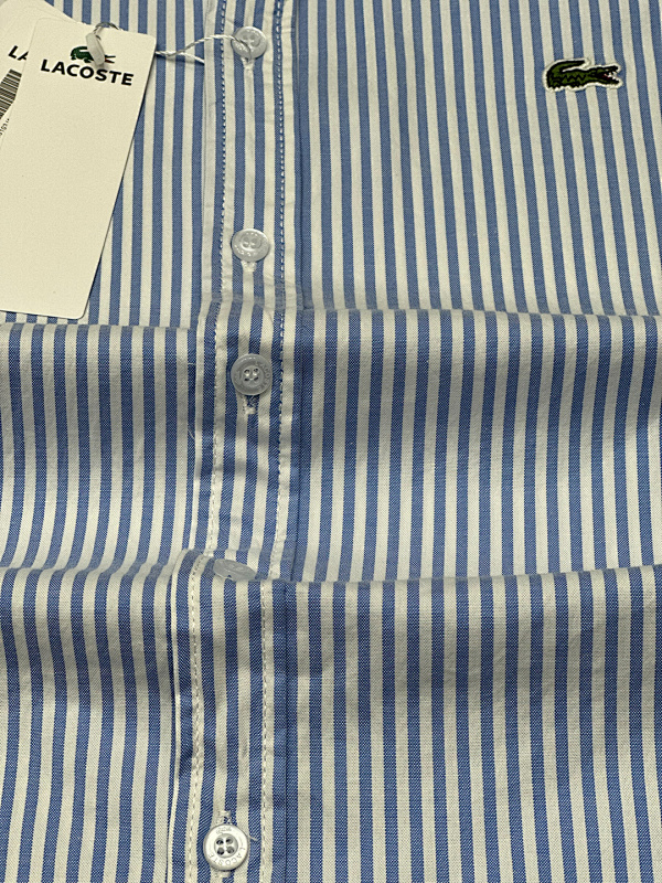 Lacoste Regular Fit Striped Pinpoint Shirt · A1882 — תמונה 21