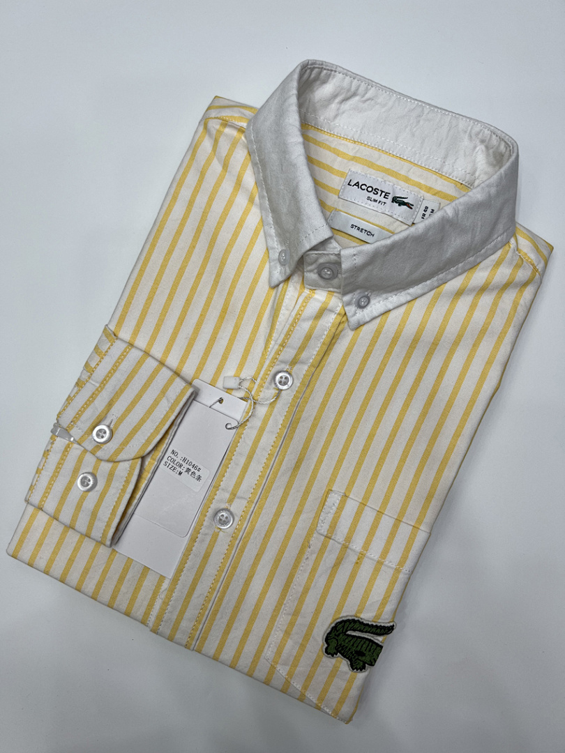 Lacoste Regular Fit Striped Oxford Shirt · A2310 — תמונה 24