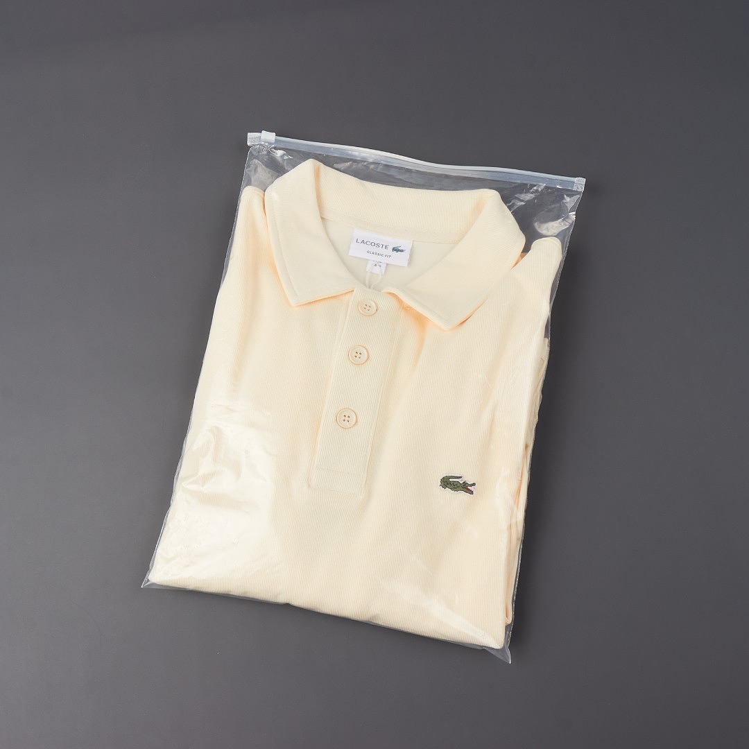 Lacoste Polo Collar Piqué Sweatshirt · A3459 — תמונה 3