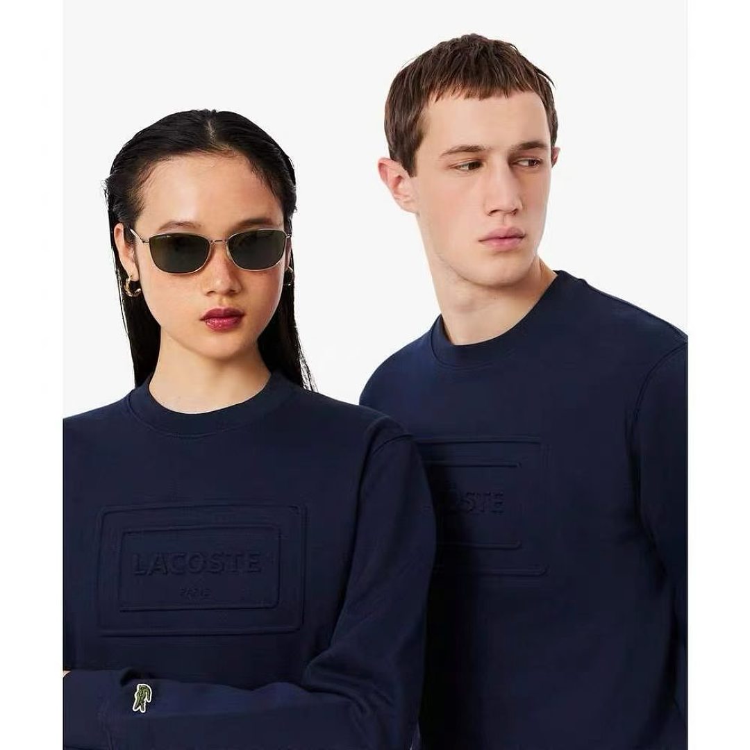 Lacoste Embossed Fleece Sweatshirt · A3306 — תמונה 53