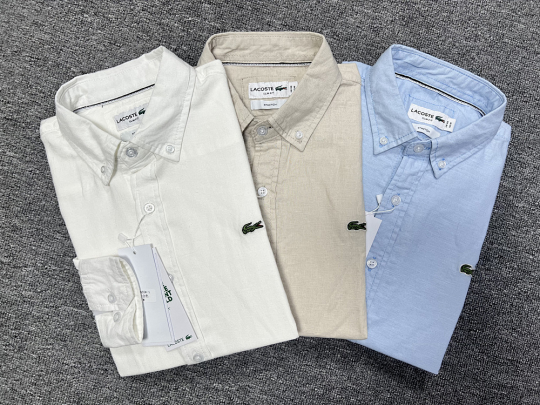 Lacoste Regular Fit Linen Shirt · A2922 — תמונה 17