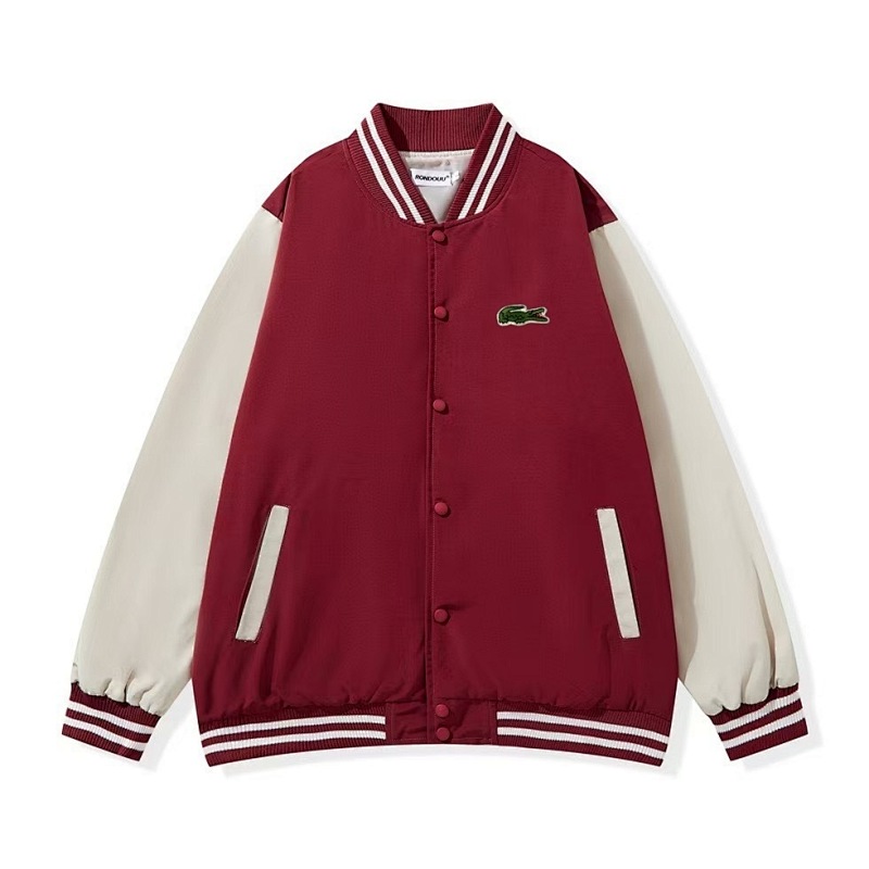 Lacoste Unisex Embroidered Badge Fleece Bomber · A2896 — תמונה 12