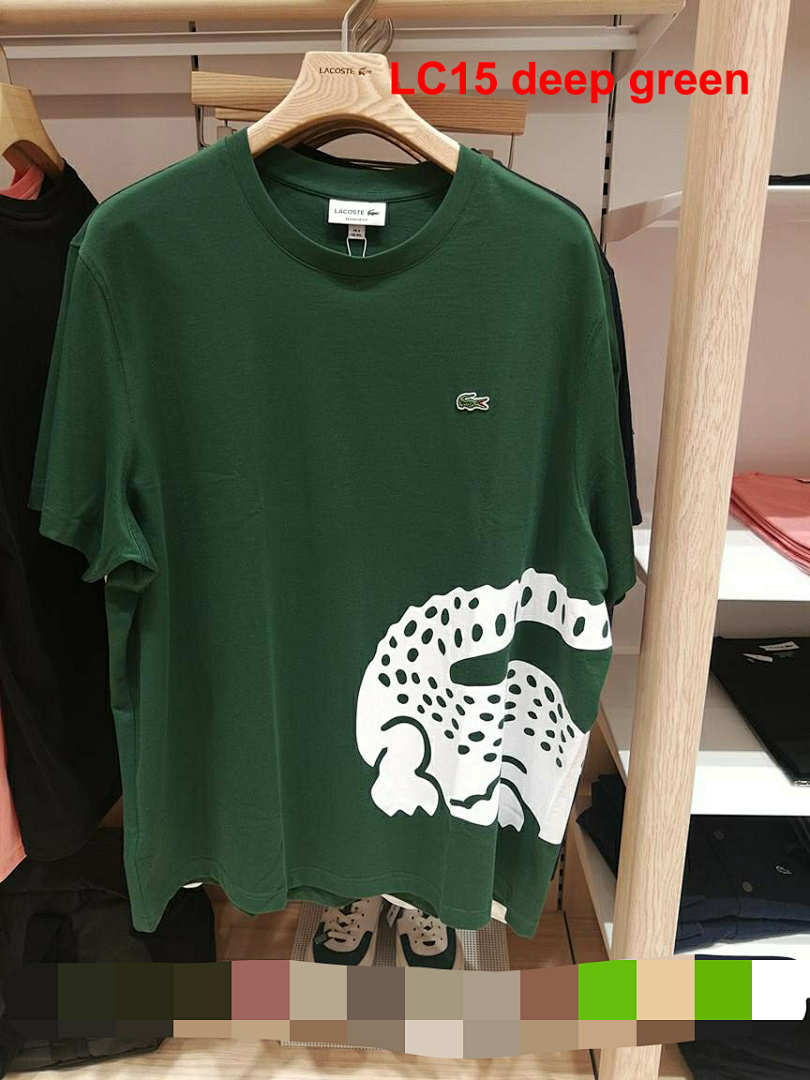 Lacoste Signature Print Cotton T-shirt · A2305 — תמונה 11