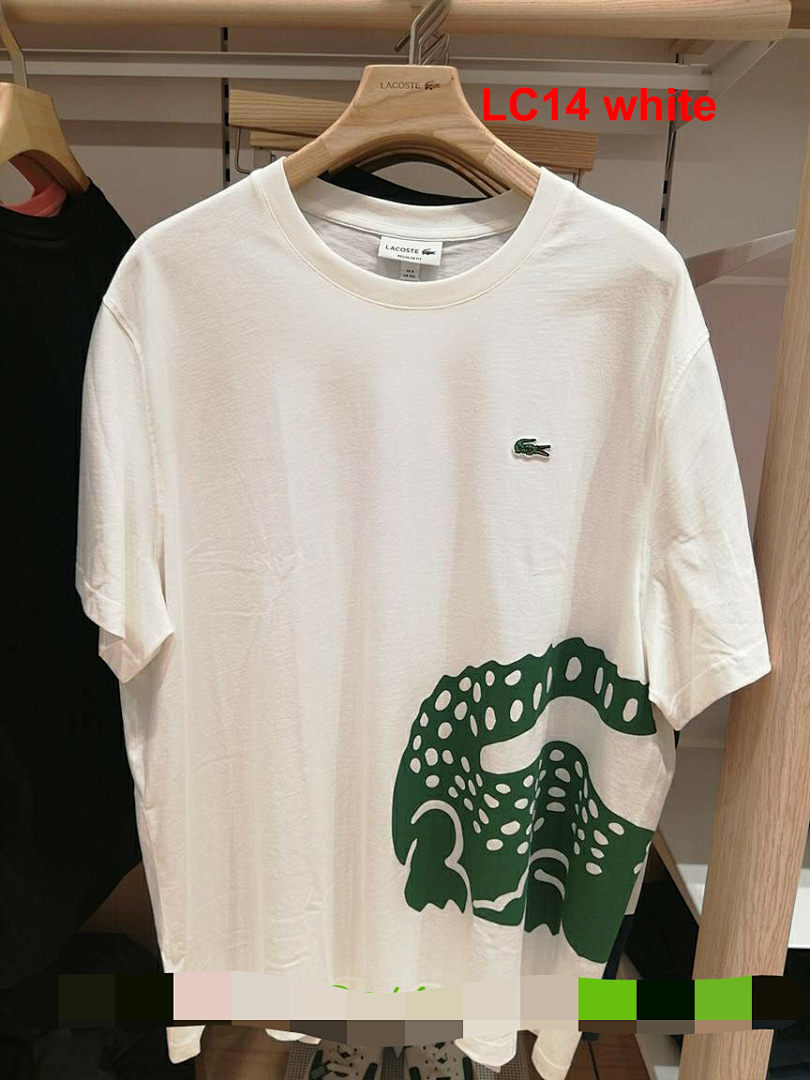 Lacoste Signature Print Cotton T-shirt · A2305 — תמונה 12