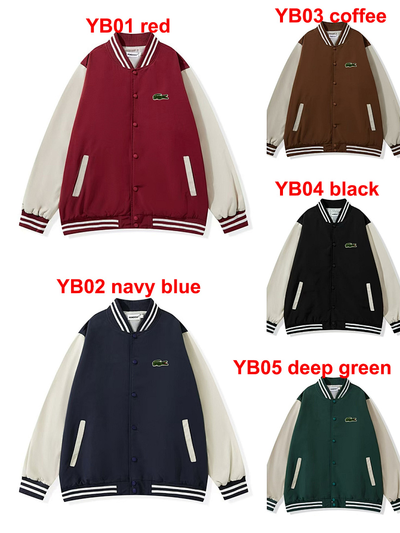 Lacoste Unisex Embroidered Badge Fleece Bomber · A2896 — תמונה 3