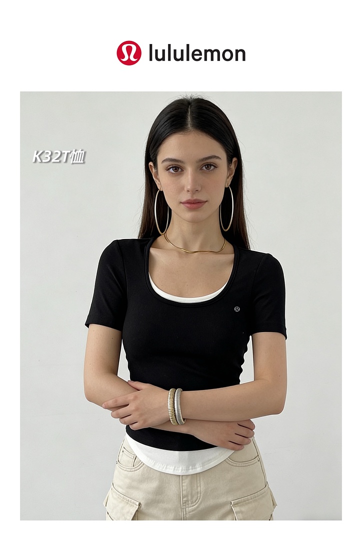 Lululemon Wundermost Ultra-Soft Nulu Scoop-Neck T-Shirt · A3140 — תמונה 7