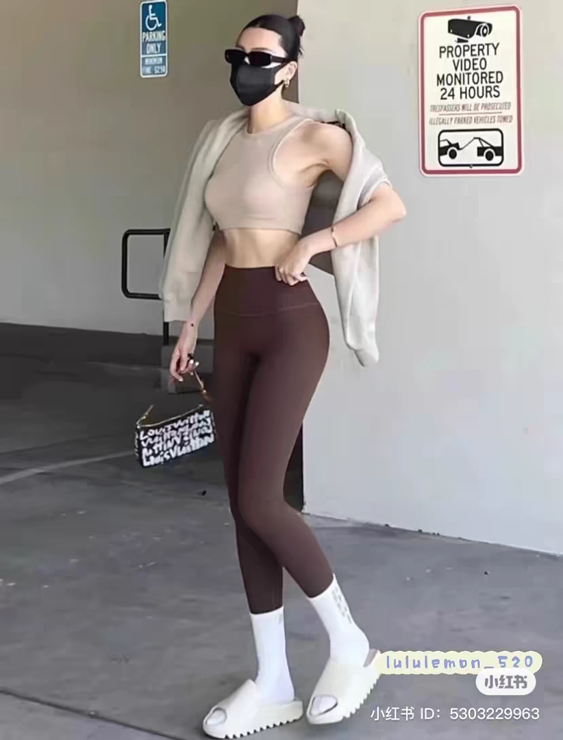 A3485 Lululemon women yuga cropped legging — תמונה 18